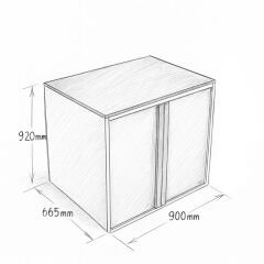 Sinn Free | Bahçe Mutfağı Kapaklı Hazırlık Modulü