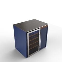 Sinn Cooler | Bahçe Mutfağı Soğutucu Modülü Vestel RETRO SB14411 Siyah 122 Lt - OXIDO BROWN MATTE - BLUE